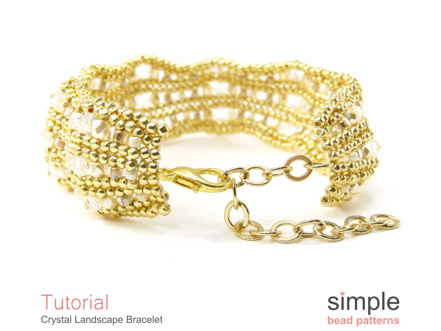 Crystal Landscape Bracelet Beading Pattern