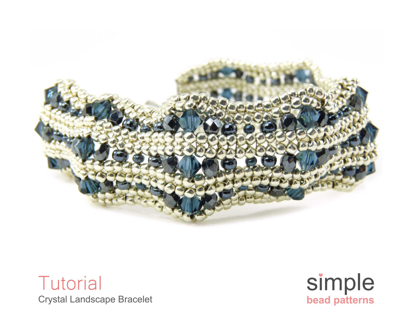 Crystal Landscape Bracelet Beading Pattern
