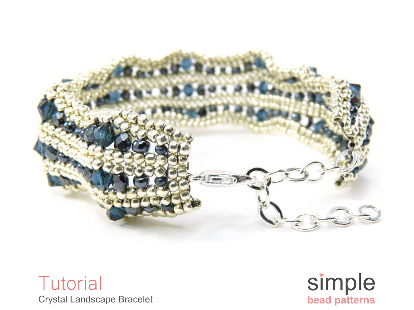 Crystal Landscape Bracelet Beading Pattern