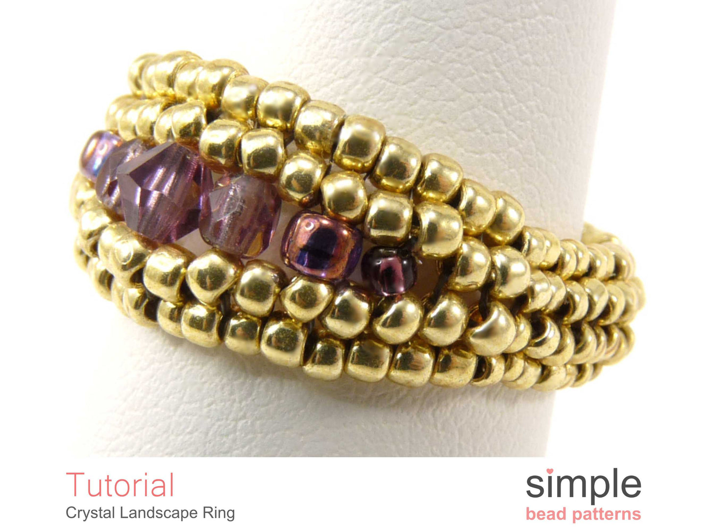 Crystal Landscape Ring Beading Pattern