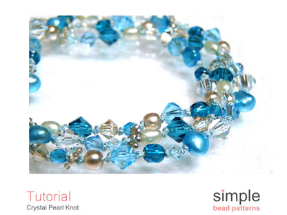 Crystal Pearl Knot Bracelet & Necklace Tutorial