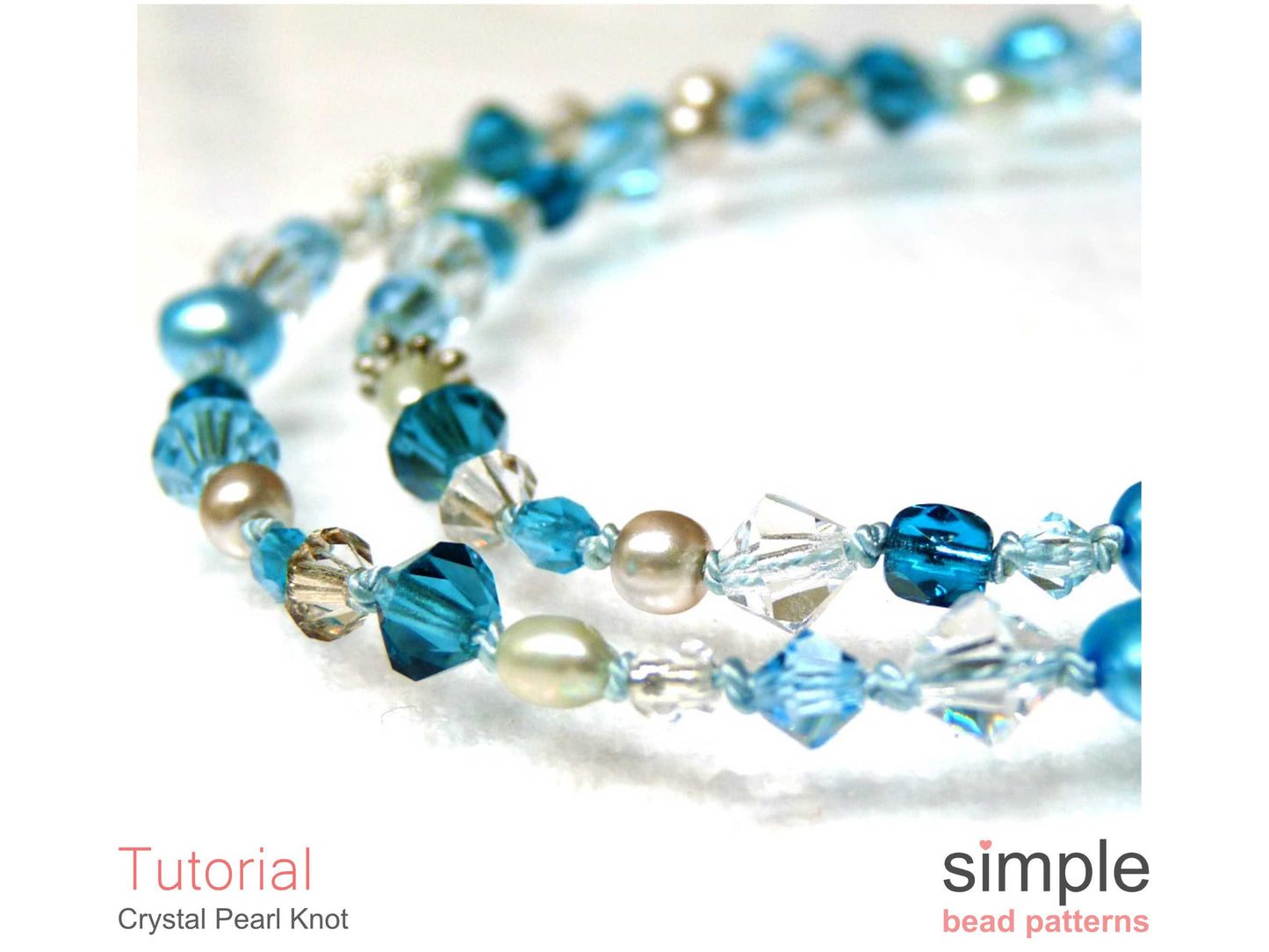 Crystal Pearl Knot Bracelet & Necklace Tutorial