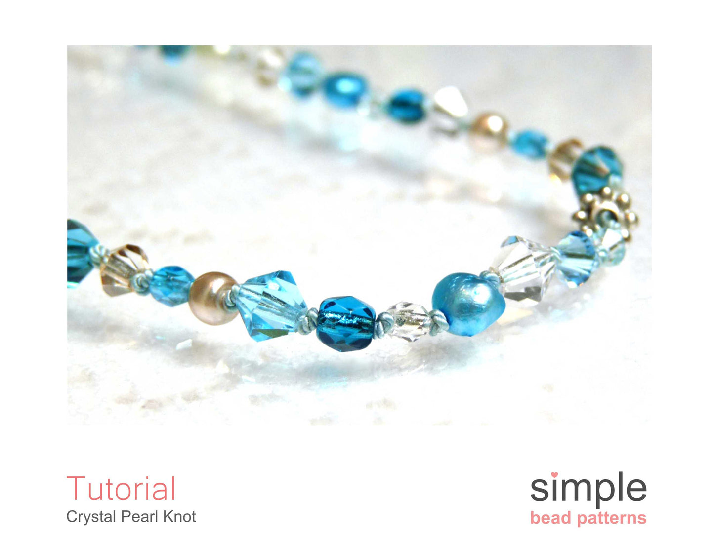 Crystal Pearl Knot Bracelet & Necklace Tutorial