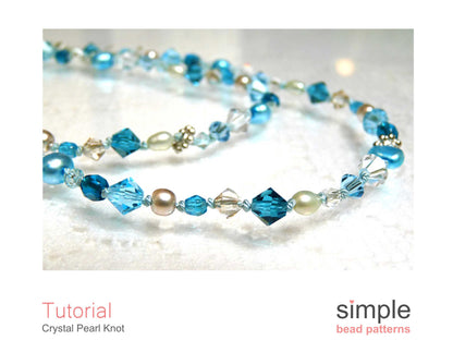 Crystal Pearl Knot Bracelet & Necklace Tutorial