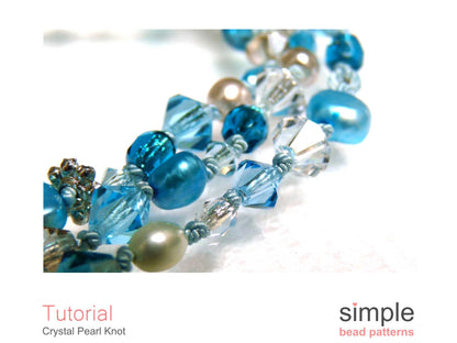 Crystal Pearl Knot Bracelet & Necklace Tutorial