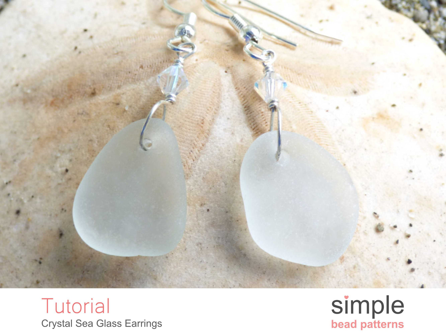 Crystal Sea Glass Earrings Tutorial