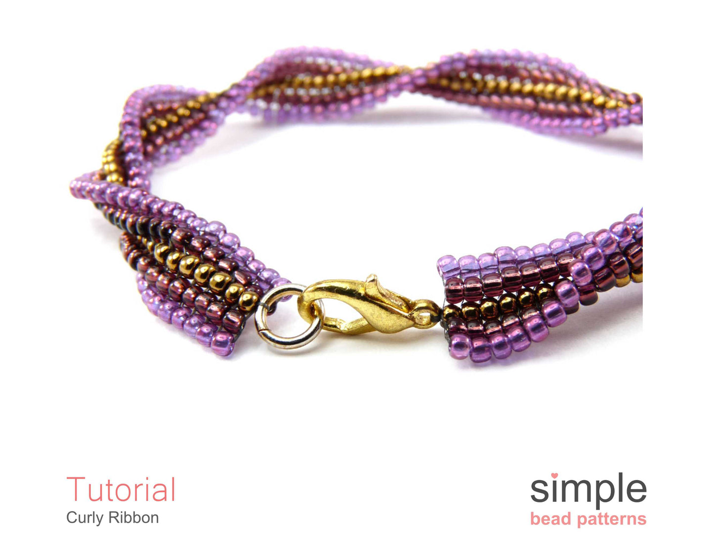 Curly Ribbon Bracelet Beading Pattern