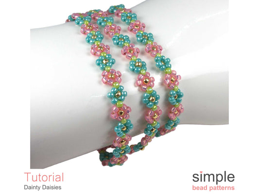 Dainty Daisies Bracelet & Necklace Pattern