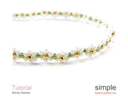 Dainty Daisies Bracelet & Necklace Pattern