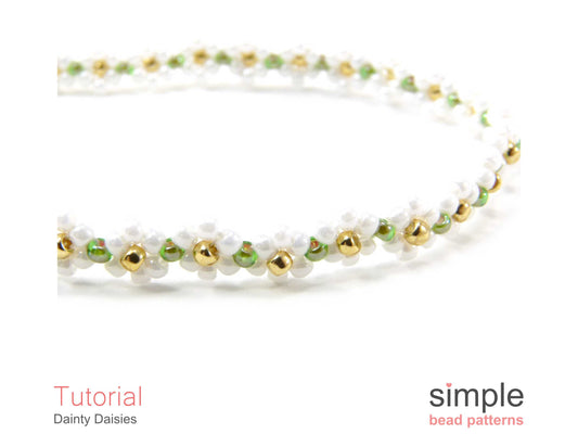 Dainty Daisies Bracelet & Necklace Pattern