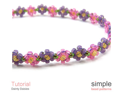 Dainty Daisies Bracelet & Necklace Pattern