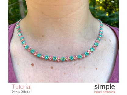 Dainty Daisies Bracelet & Necklace Pattern