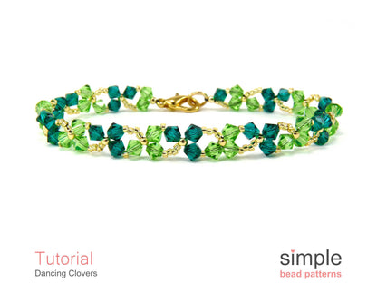 Dancing Clovers Bracelet & Necklace Pattern