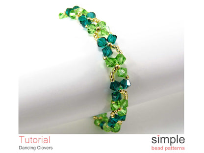 Dancing Clovers Bracelet & Necklace Pattern