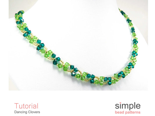 Dancing Clovers Bracelet & Necklace Pattern