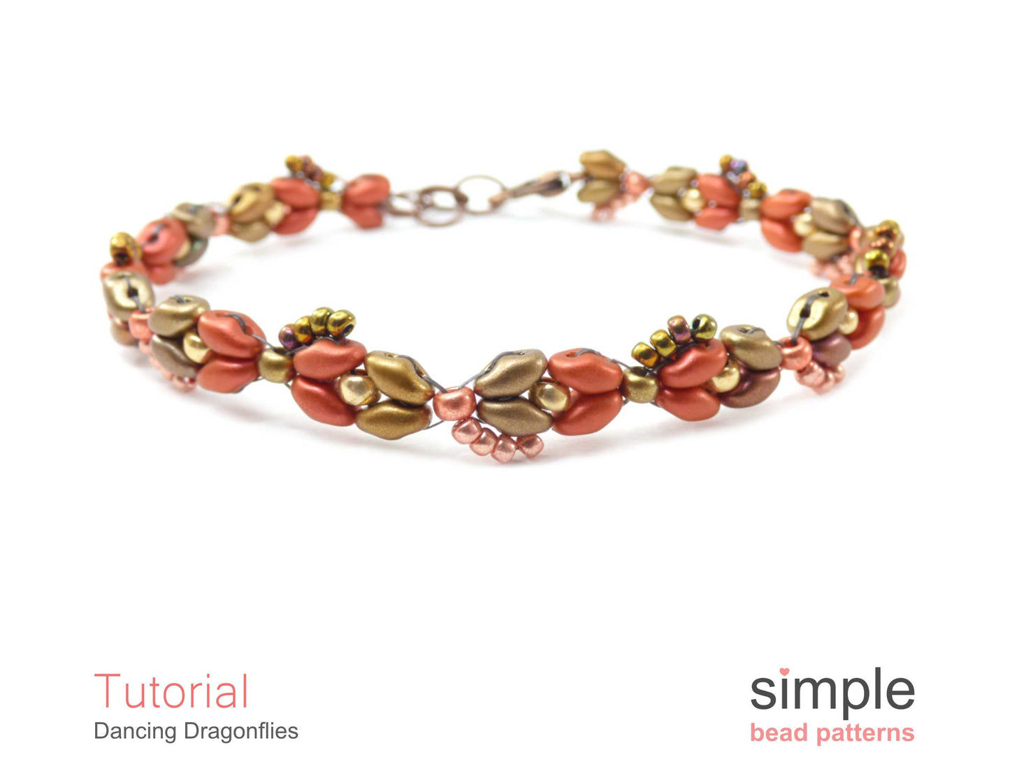 Dancing Dragonflies Bracelet Beading Pattern