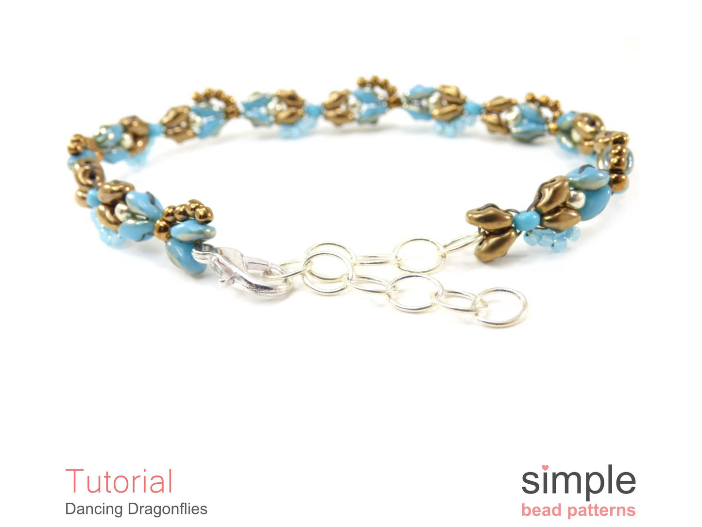 Dancing Dragonflies Bracelet Beading Pattern