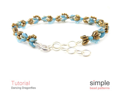 Dancing Dragonflies Bracelet Beading Pattern
