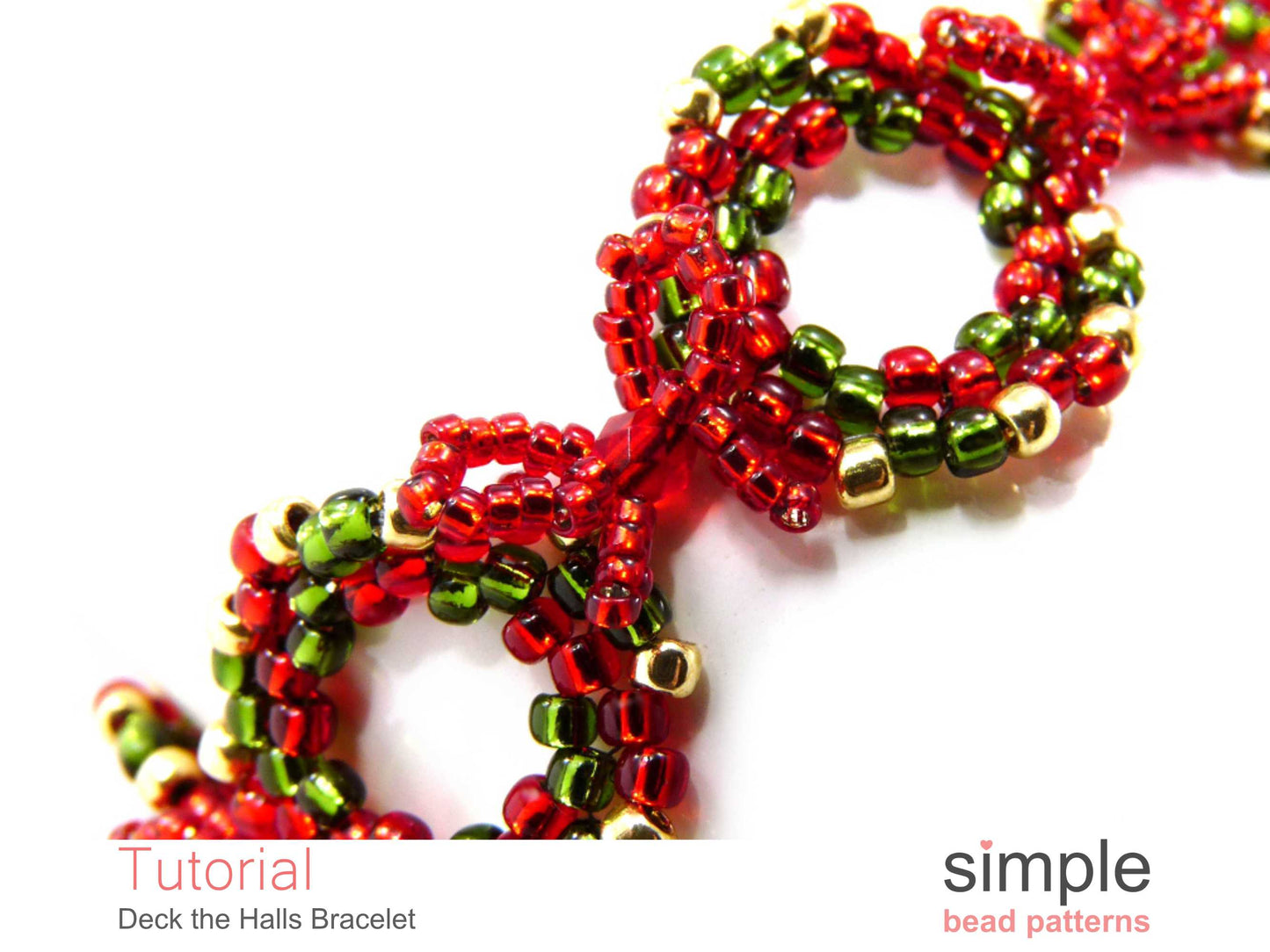 Deck the Halls Bracelet Beading Pattern