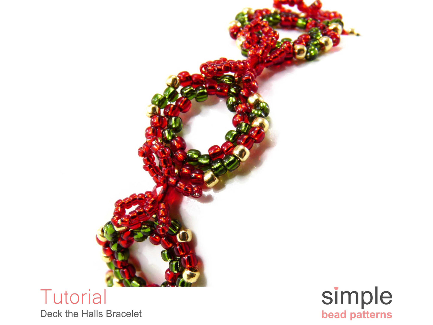 Deck the Halls Bracelet Beading Pattern