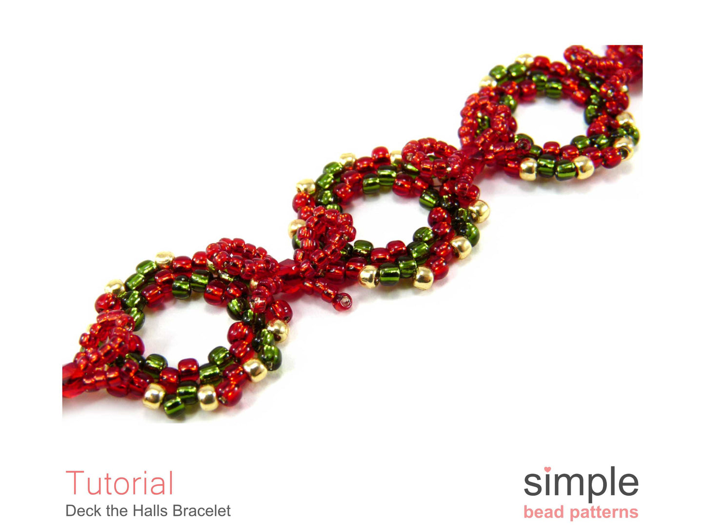 Deck the Halls Bracelet Beading Pattern