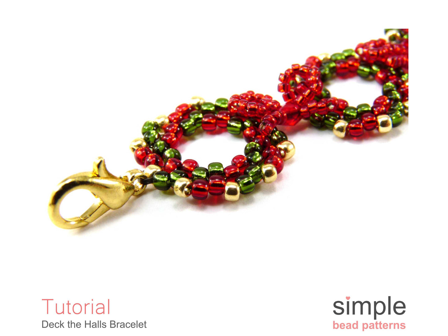 Deck the Halls Bracelet Beading Pattern