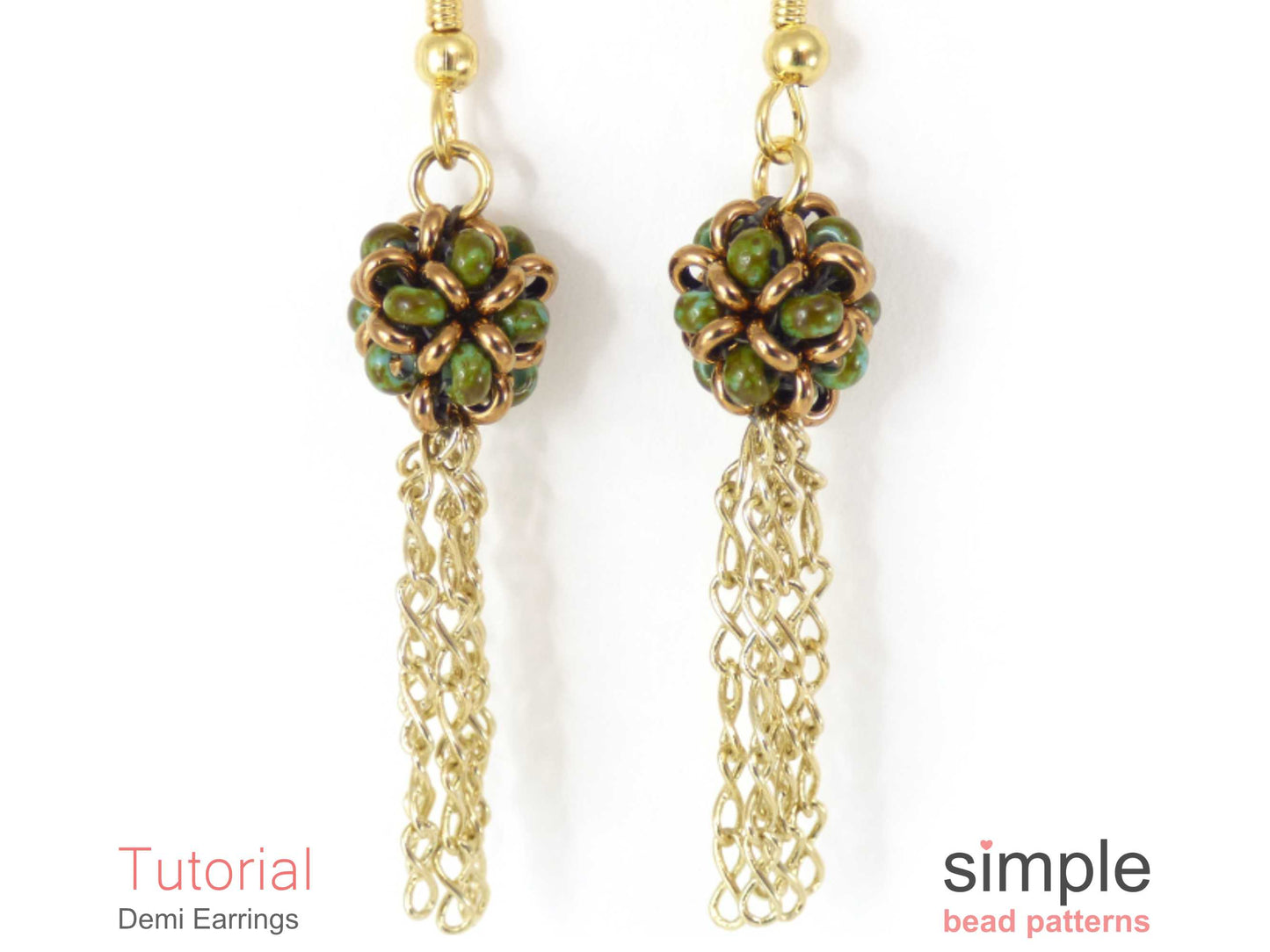 Demi Earrings Beading Pattern