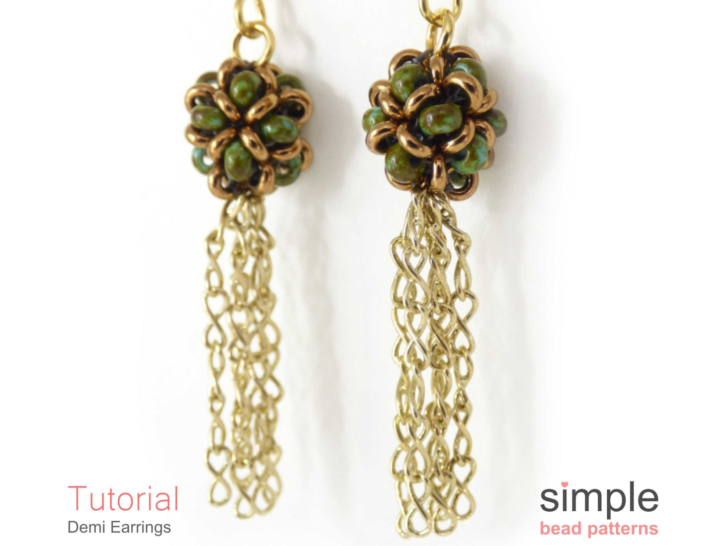 Demi Earrings Beading Pattern