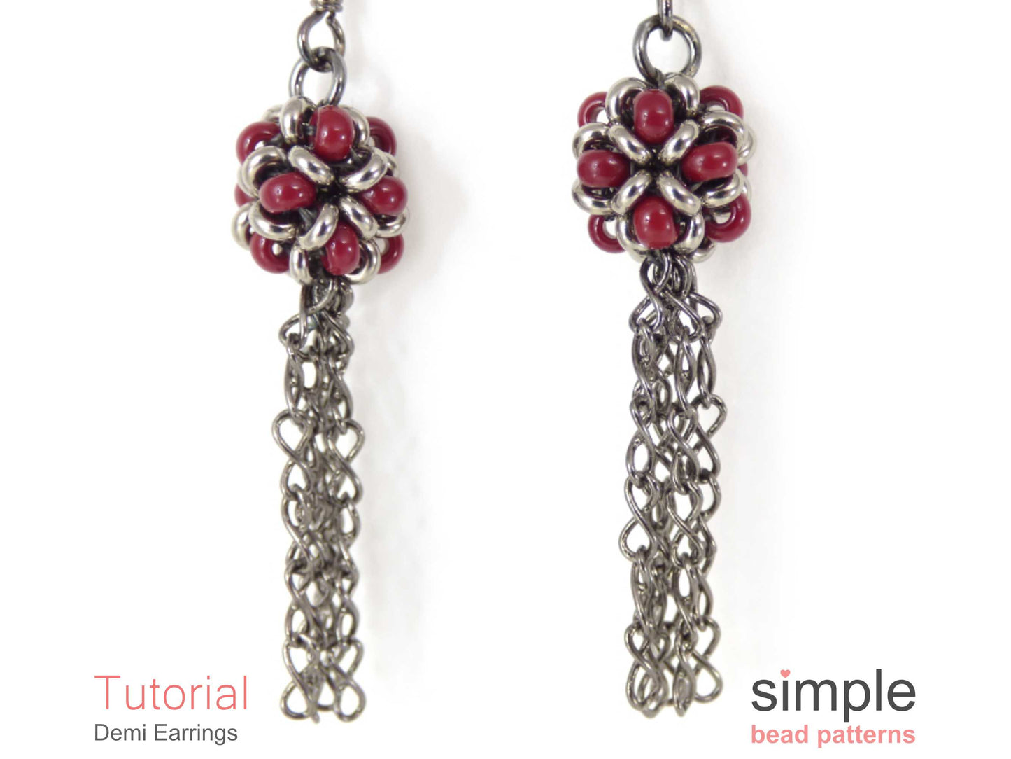 Demi Earrings Beading Pattern