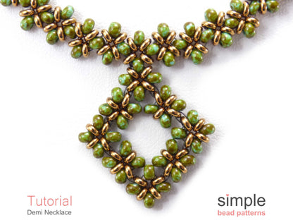 Demi Necklace Beading Pattern
