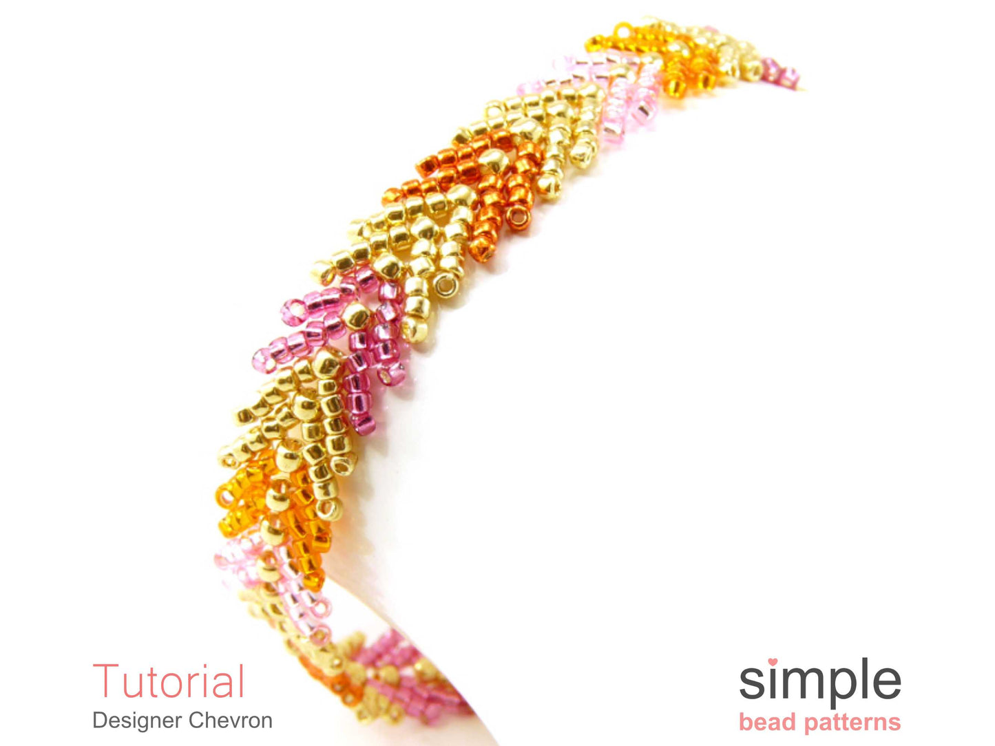 Designer Chevron Bracelet Beading Pattern