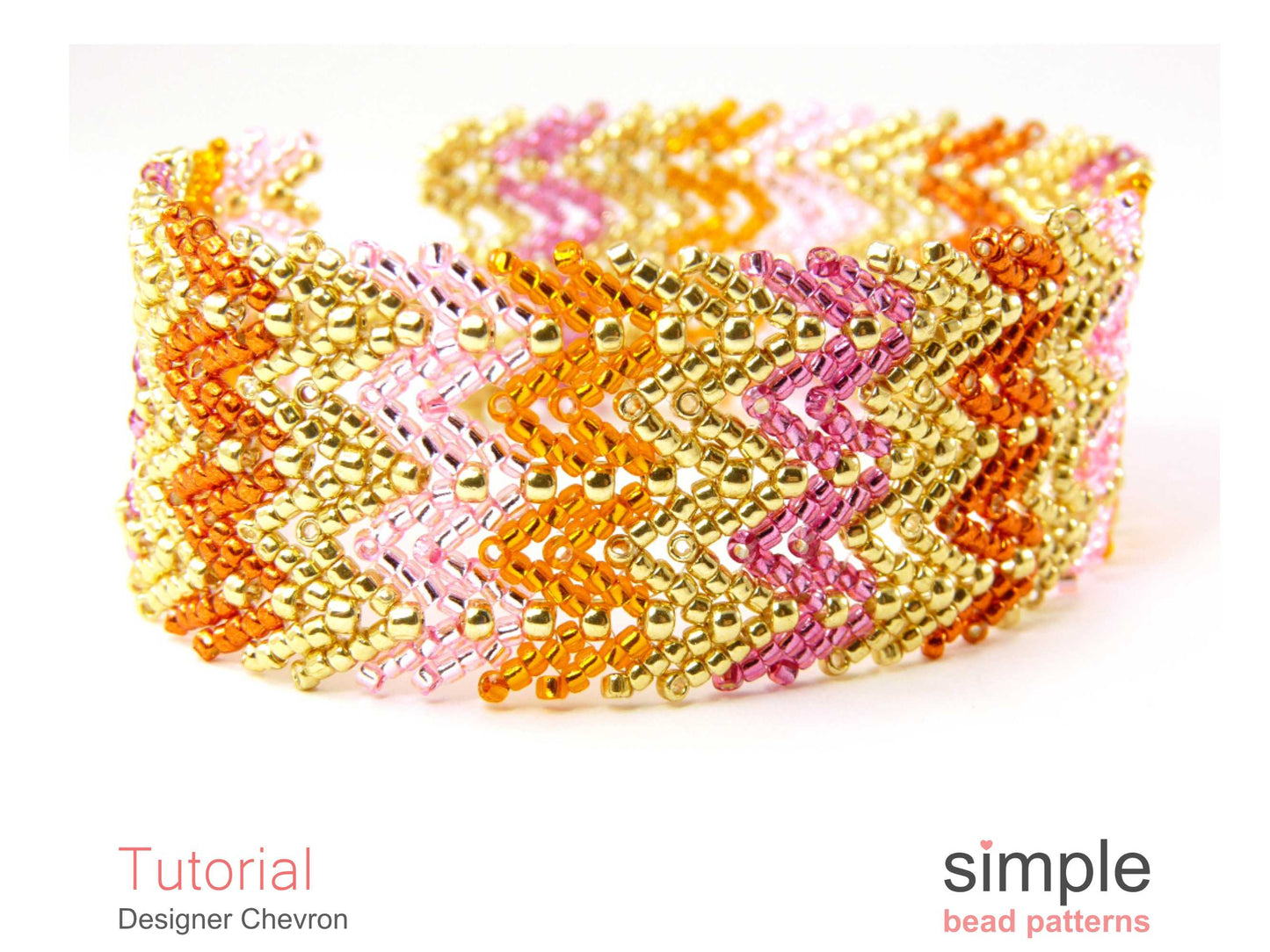 Designer Chevron Bracelet Beading Pattern