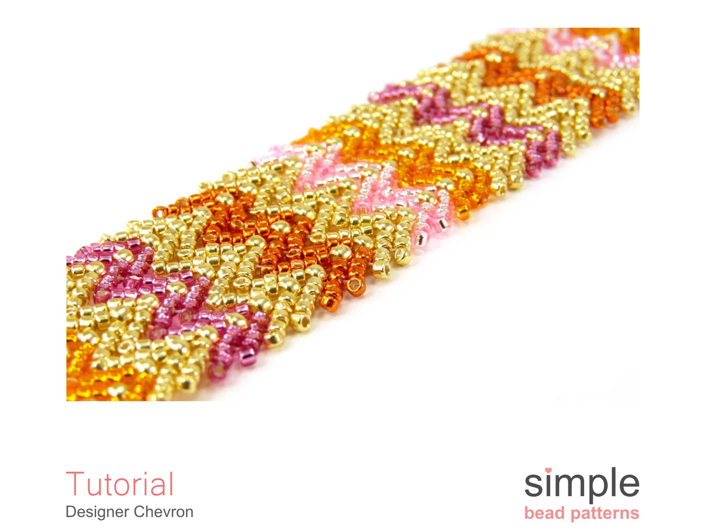 Designer Chevron Bracelet Beading Pattern