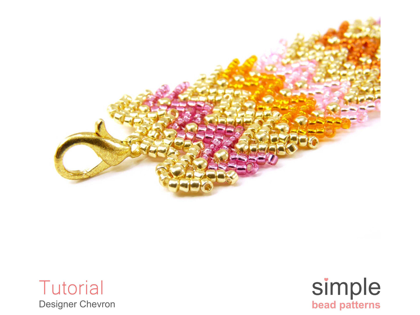 Designer Chevron Bracelet Beading Pattern