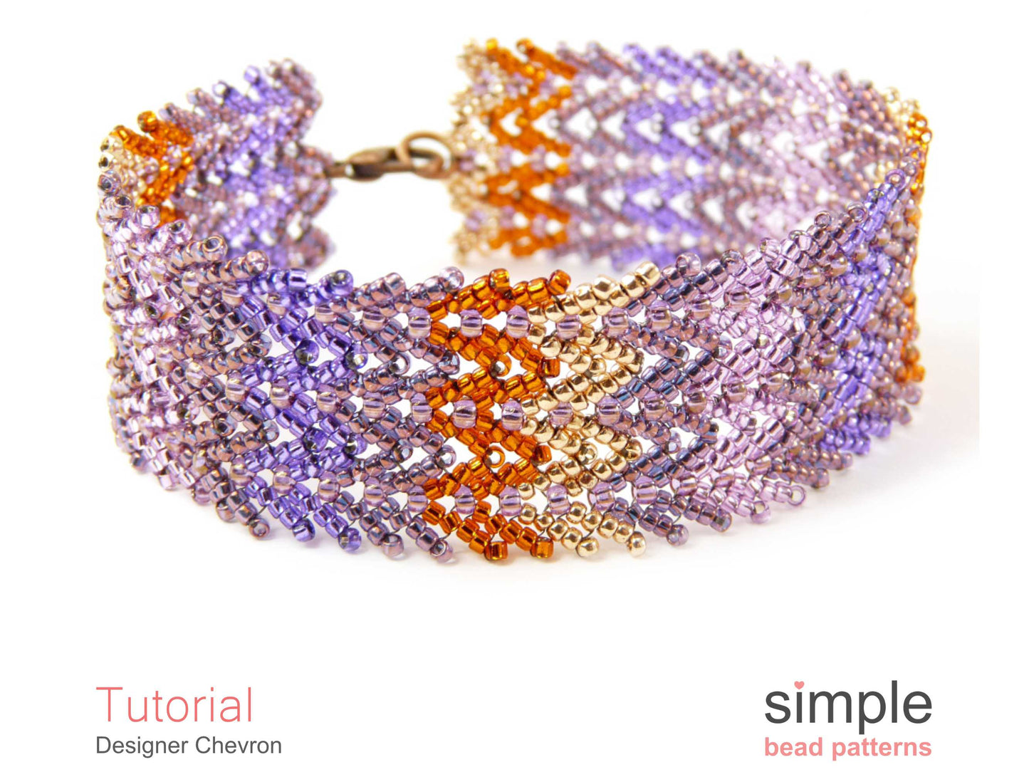 Designer Chevron Bracelet Beading Pattern