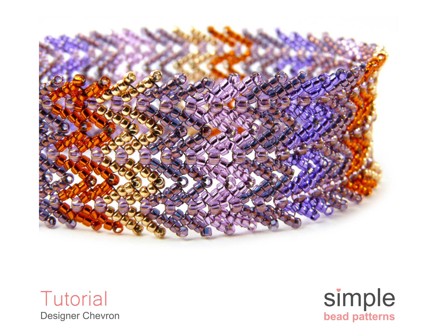 Designer Chevron Bracelet Beading Pattern