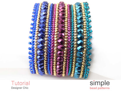 Designer Chic Bracelet Beading Pattern
