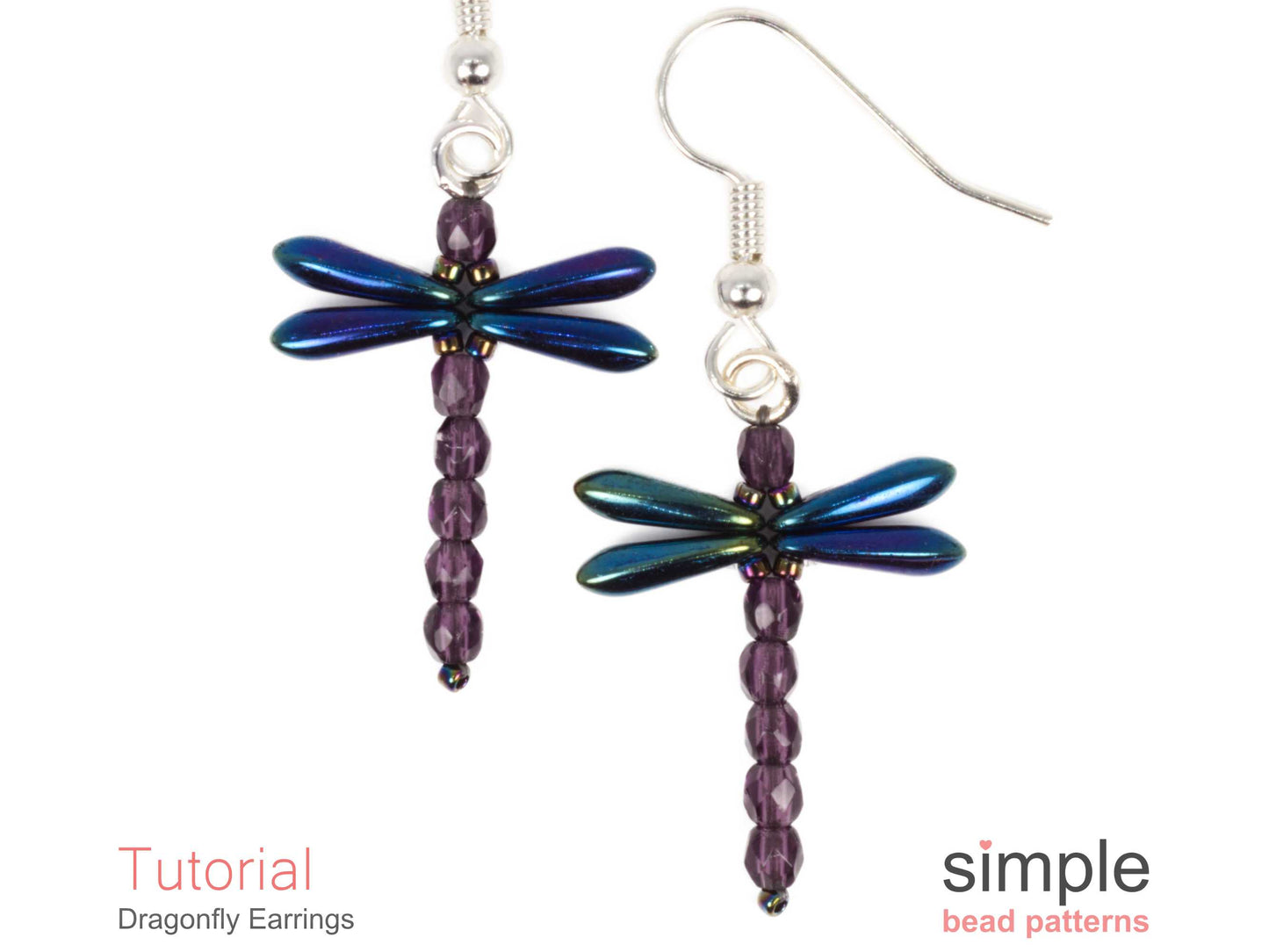 Dragonfly Earrings Beading Pattern