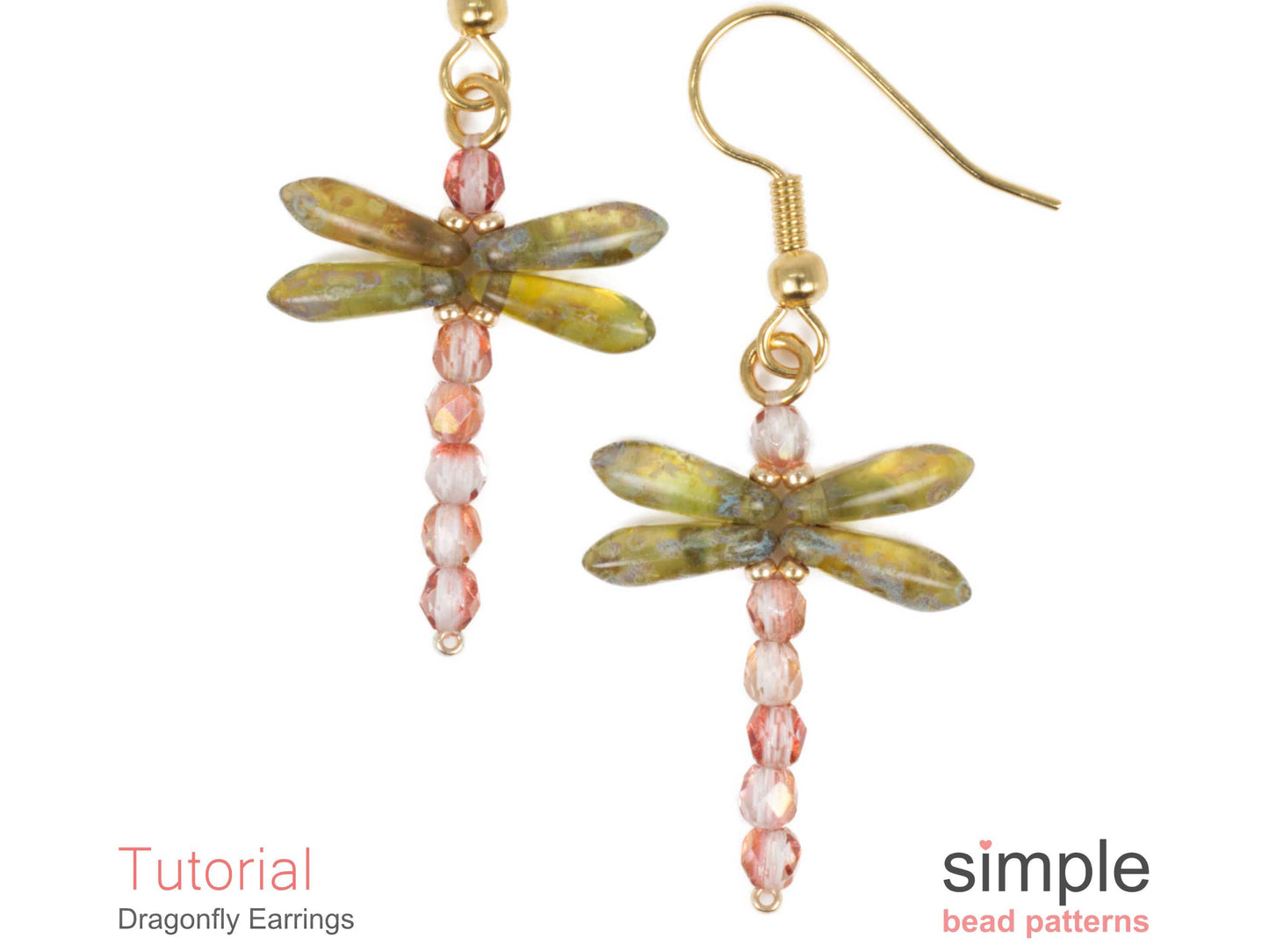 Dragonfly Earrings Beading Pattern