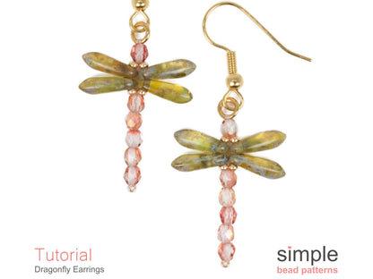 Dragonfly Earrings Beading Pattern