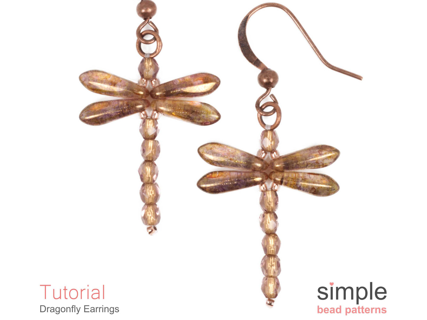 Dragonfly Earrings Beading Pattern