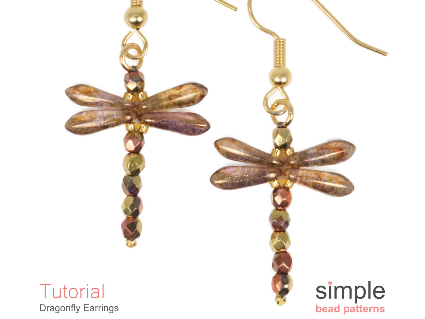 Dragonfly Earrings Beading Pattern