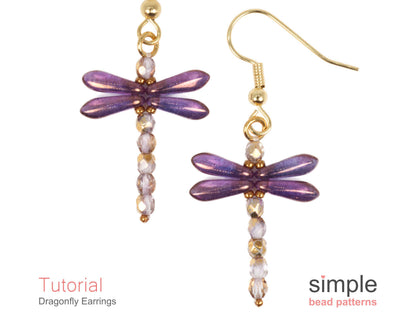 Dragonfly Earrings Beading Pattern