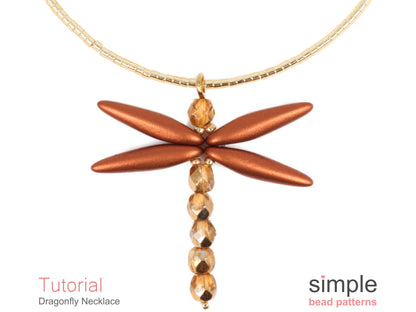 Dragonfly Necklace Beading Pattern