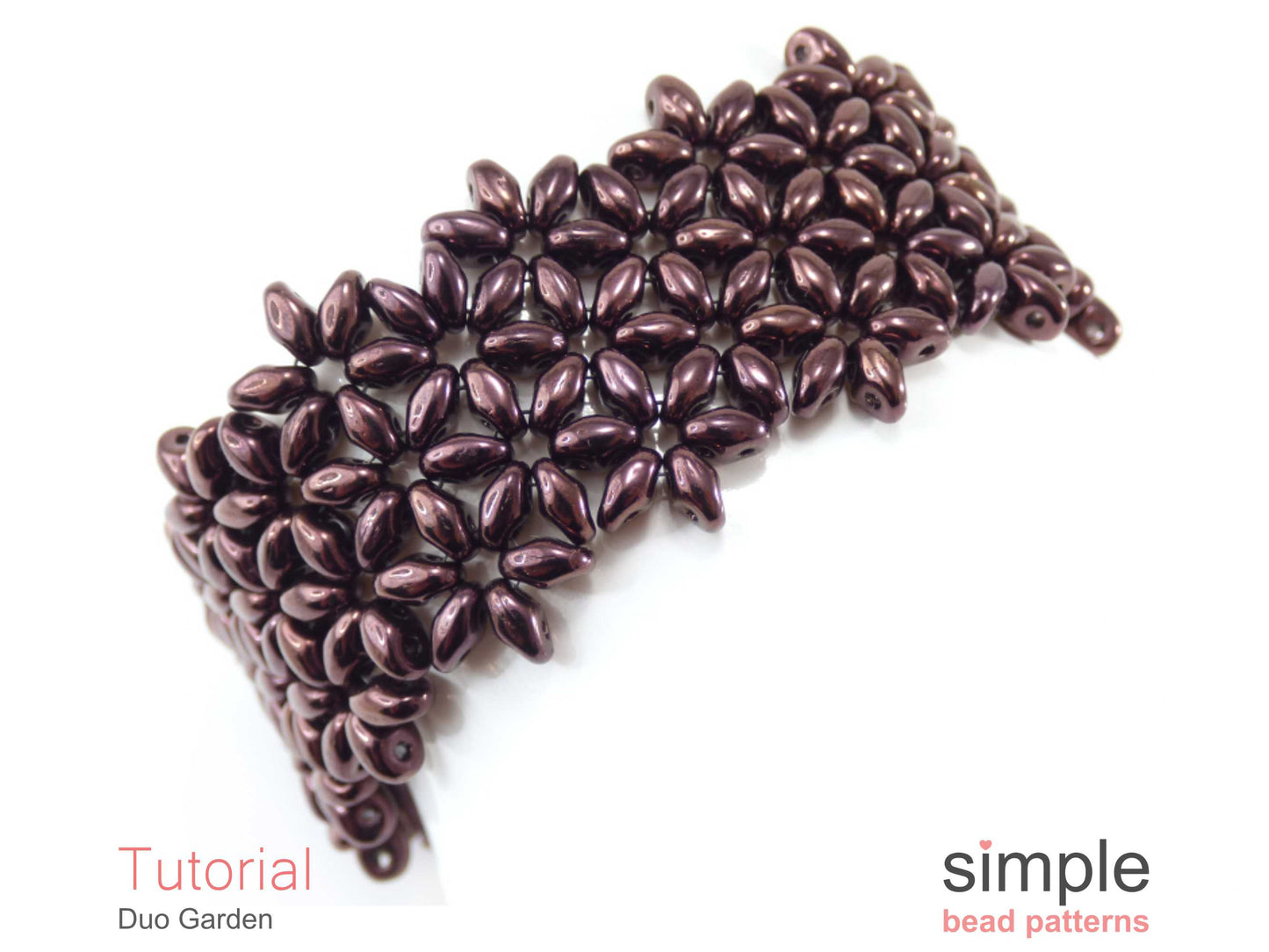 SuperDuo Garden Bracelet Beading Pattern