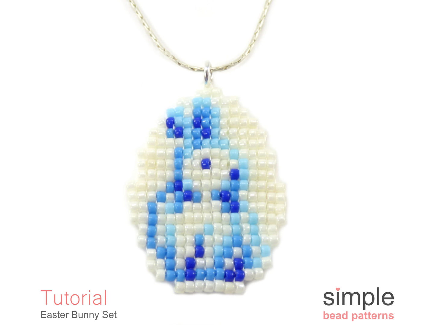 Easter Bunny Earrings Beading Pattern