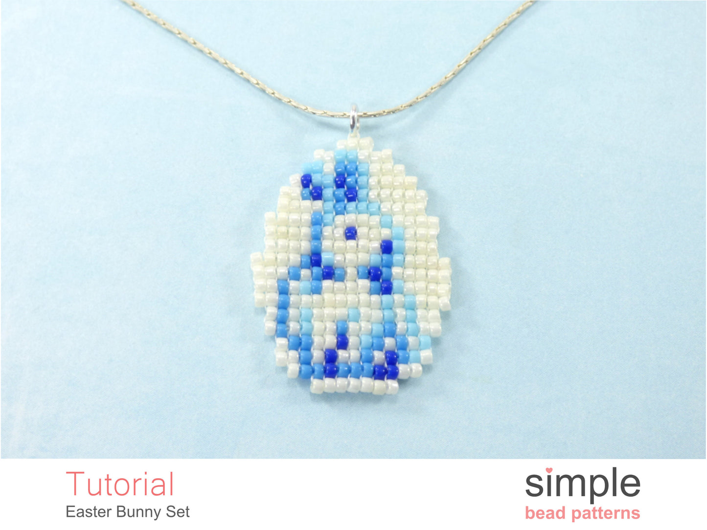 Easter Bunny Earrings Beading Pattern