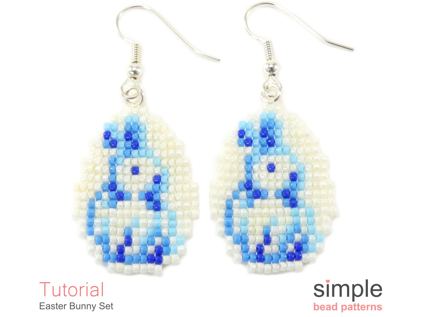 Easter Bunny Earrings Beading Pattern