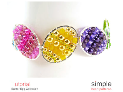 Easter Egg Earrings, Necklace, & Bracelet Pattern