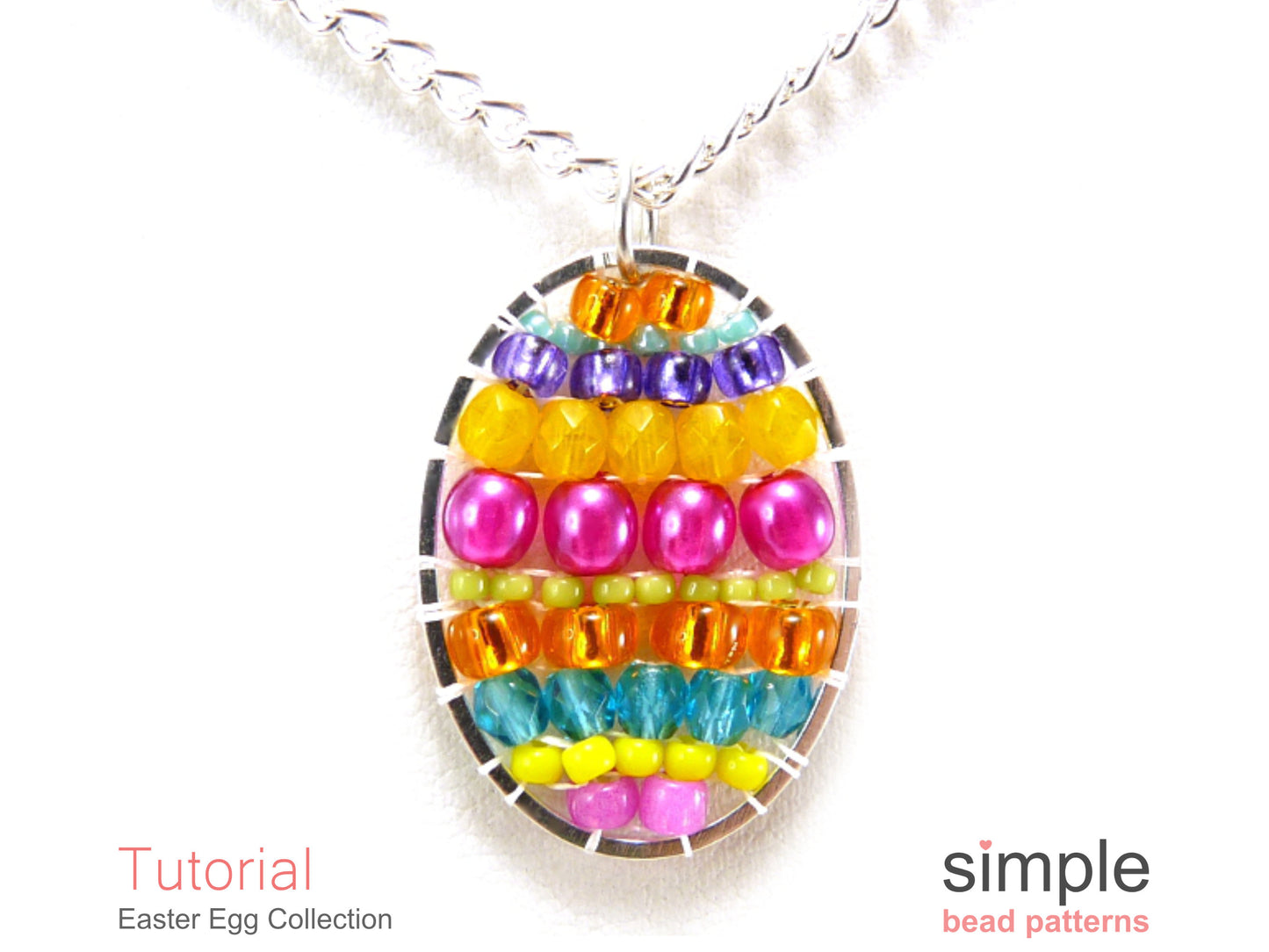 Easter Egg Earrings, Necklace, & Bracelet Pattern